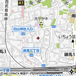 東京都練馬区練馬3丁目21-1周辺の地図