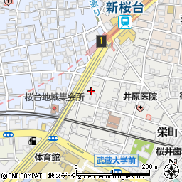 東京都練馬区栄町17周辺の地図