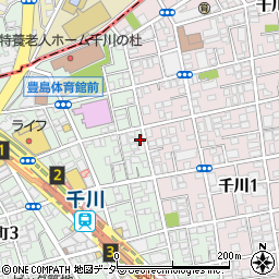 東京都豊島区要町3丁目42-14周辺の地図