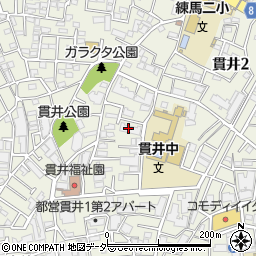 都営貫井二丁目アパート周辺の地図