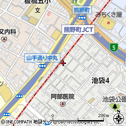 東京都豊島区池袋4丁目12-12周辺の地図