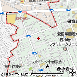 東京都江戸川区西小岩4丁目5-6周辺の地図