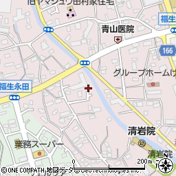 東京都福生市福生539-7周辺の地図