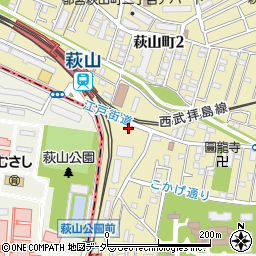 Ｋ’ｓＰＡＲＫ萩山町駐車場周辺の地図