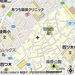 東京都葛飾区四つ木4丁目18周辺の地図