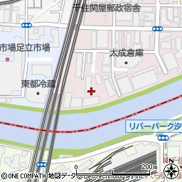 東京都足立区千住関屋町1周辺の地図