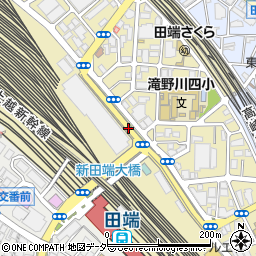北区　ふれあい館東田端周辺の地図