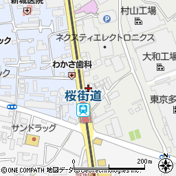 スクールＩＥ　桜街道校周辺の地図