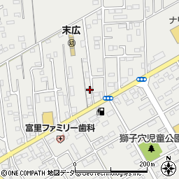 千葉県富里市七栄887-1周辺の地図