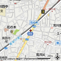 東京都荒川区荒川5丁目12-9周辺の地図