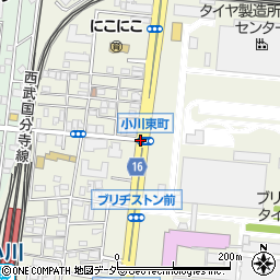 小川東町周辺の地図