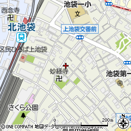 東京都豊島区上池袋3丁目周辺の地図