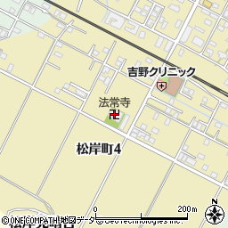 法常寺周辺の地図