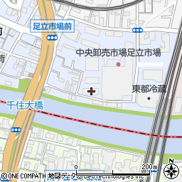 東京都足立区千住橋戸町77周辺の地図