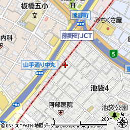 東京都豊島区池袋4丁目12-14周辺の地図