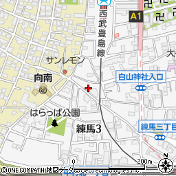 東京都練馬区練馬3丁目26-3周辺の地図