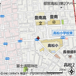 セブンイレブン豊島高松３丁目店周辺の地図