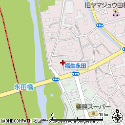 東京都福生市福生586周辺の地図