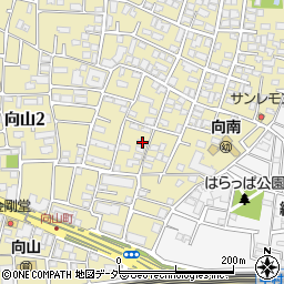 東京都練馬区向山2丁目周辺の地図