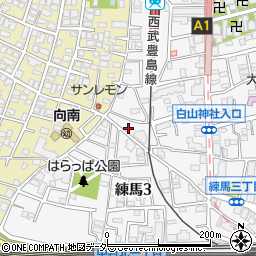 東京都練馬区練馬3丁目26-4周辺の地図
