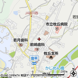 山梨県山梨市牧丘町窪平62周辺の地図