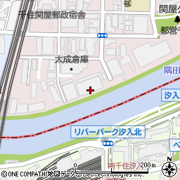 東京都足立区千住関屋町9周辺の地図