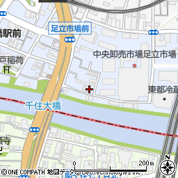 東京都足立区千住橋戸町62周辺の地図