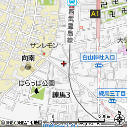 東京都練馬区練馬3丁目26-13周辺の地図