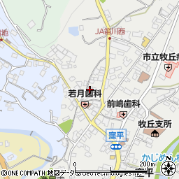 山梨県山梨市牧丘町窪平118周辺の地図