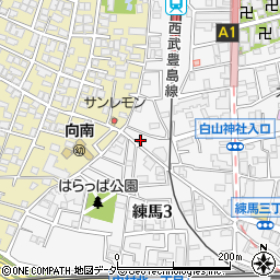 東京都練馬区練馬3丁目26-5周辺の地図