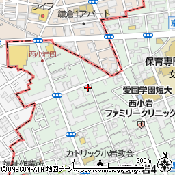 東京都江戸川区西小岩4丁目5-13周辺の地図