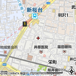 東京都練馬区栄町20周辺の地図