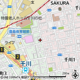 東京都豊島区要町3丁目49周辺の地図