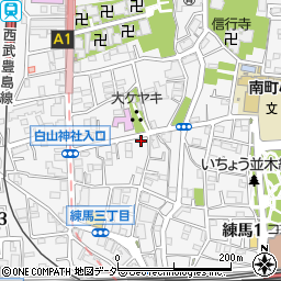 東京都練馬区練馬3丁目21-15周辺の地図