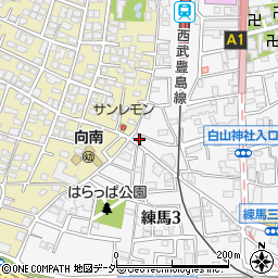 東京都練馬区練馬3丁目26-9周辺の地図
