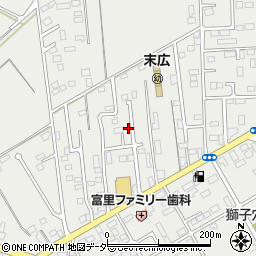 千葉県富里市七栄884-22周辺の地図