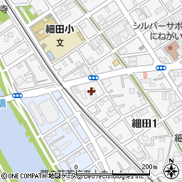 セブンイレブン葛飾細田１丁目店周辺の地図