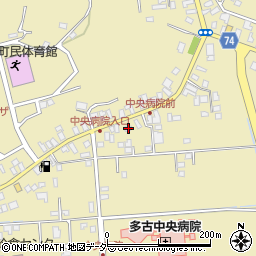 千葉県香取郡多古町多古268周辺の地図