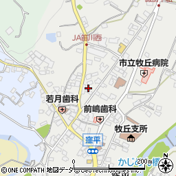 山梨県山梨市牧丘町窪平77周辺の地図