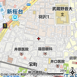 東京都練馬区栄町42-8周辺の地図