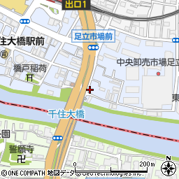 東京都足立区千住橋戸町68周辺の地図