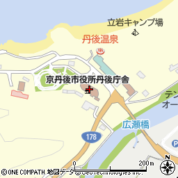 京丹後市丹後市民局周辺の地図