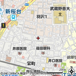 東京都練馬区栄町42周辺の地図