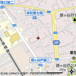 田中邸_福生akippa駐車場周辺の地図