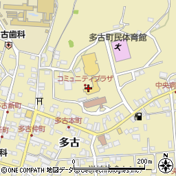 千葉県香取郡多古町多古周辺の地図