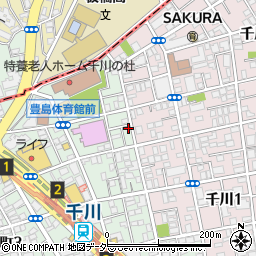 東京都豊島区要町3丁目49-6周辺の地図