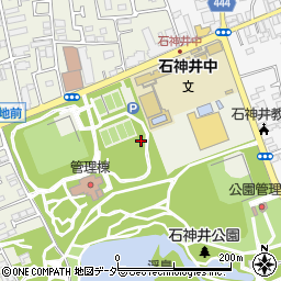 東京都練馬区石神井台1丁目周辺の地図