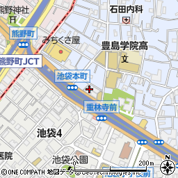 東京都豊島区池袋本町2丁目5-4周辺の地図