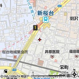 東京都練馬区栄町18周辺の地図