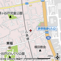 東京都福生市福生2307-9周辺の地図